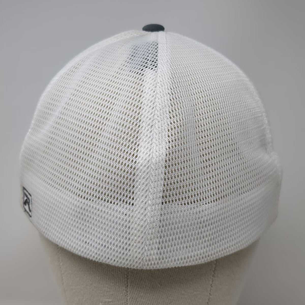 Richardson Baseball Cap Gray White M Driscoll Brothers Potato Mascot Mesh Fitted