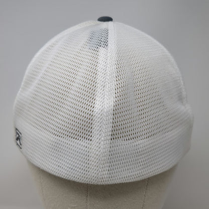 Richardson Baseball Cap Gray White M Driscoll Brothers Potato Mascot Mesh Fitted