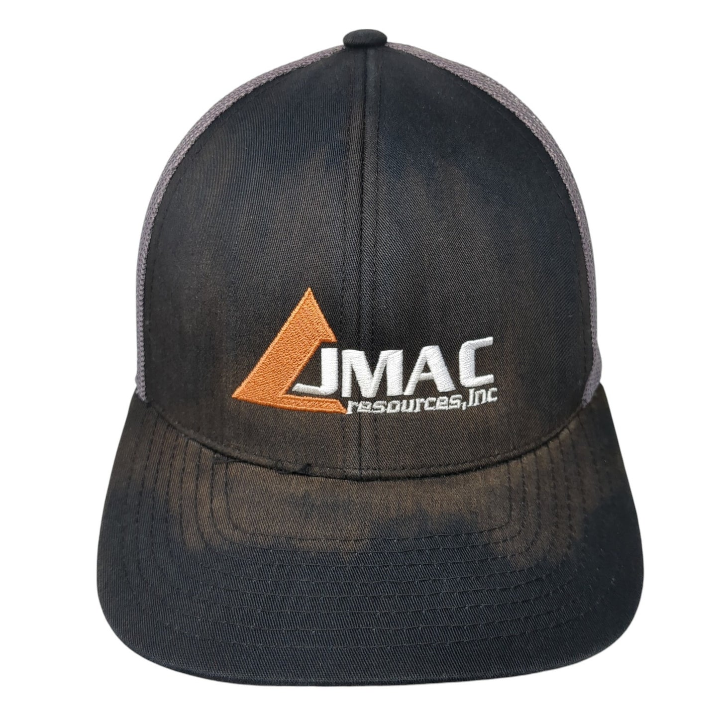 JMAC Resources Inc Snapback Trucker Hat Black One Size Mesh Pacific Headwear