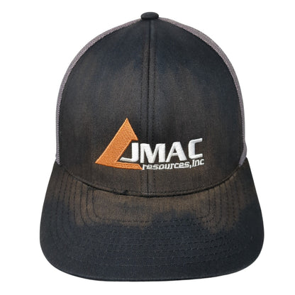 JMAC Resources Inc Snapback Trucker Hat Black One Size Mesh Pacific Headwear
