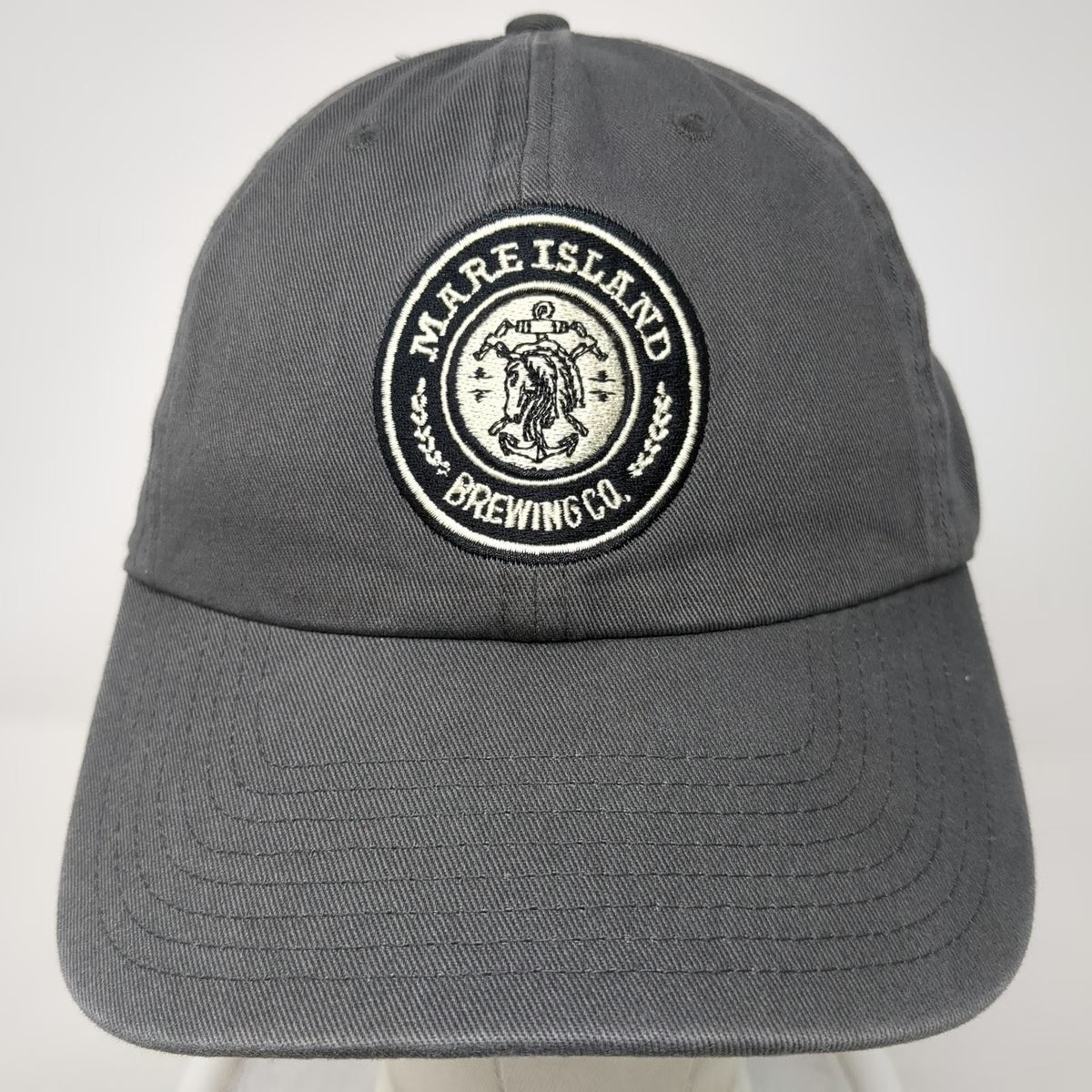 '47 Baseball Cap Gray One Size Mare Island Brewing Co Damn the Torpedoes Hat