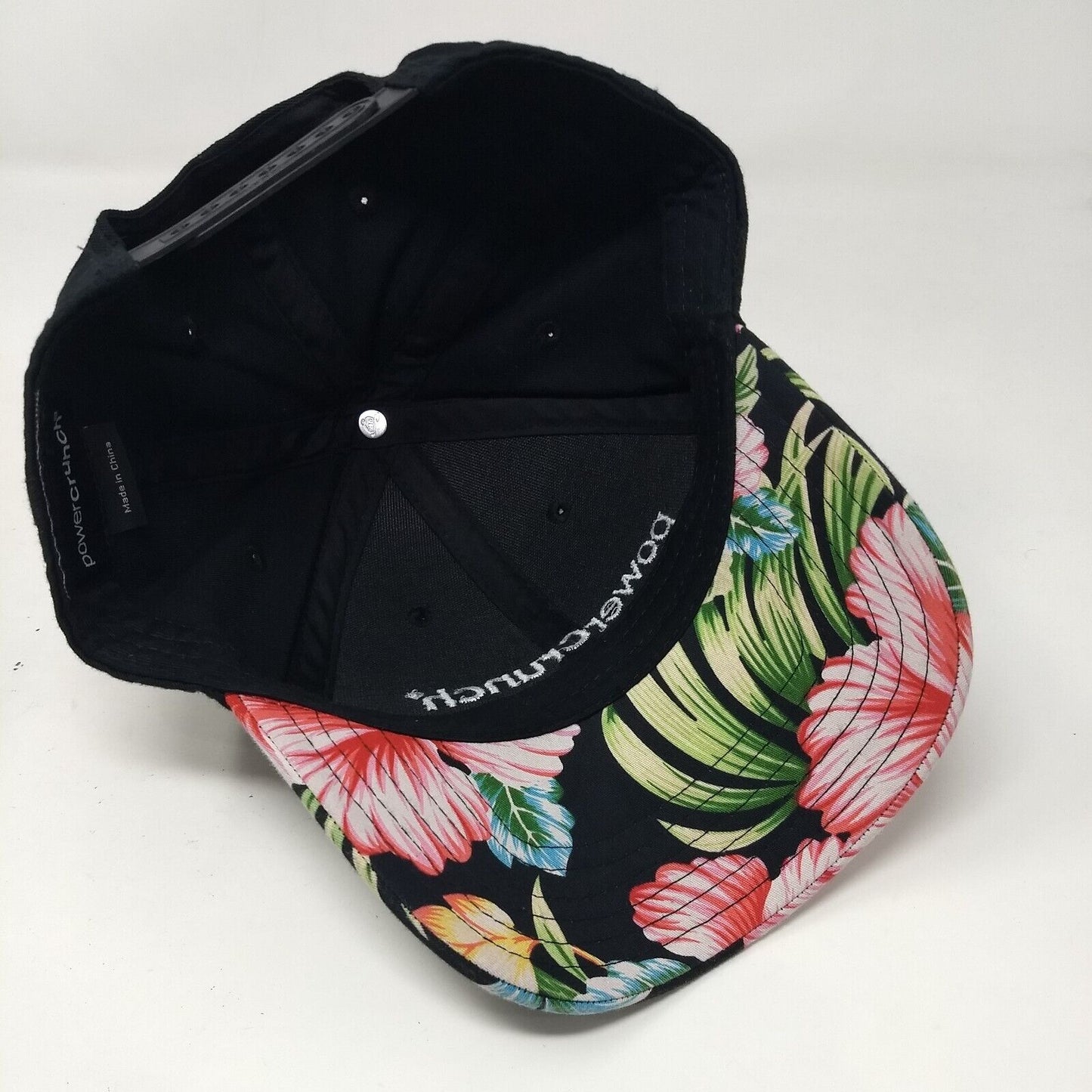 Power Crunch Snapback Hat Multicolor One Size Floral Hawaiian Otto