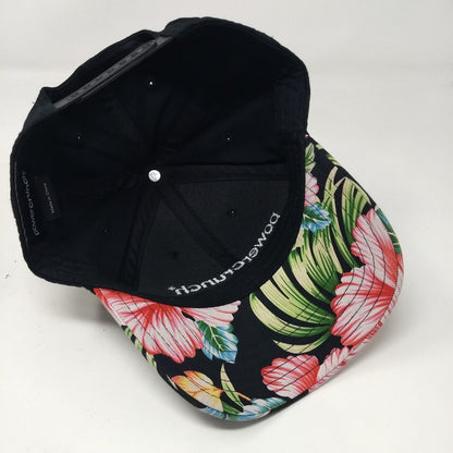 Power Crunch Snapback Hat Multicolor One Size Floral Hawaiian Otto