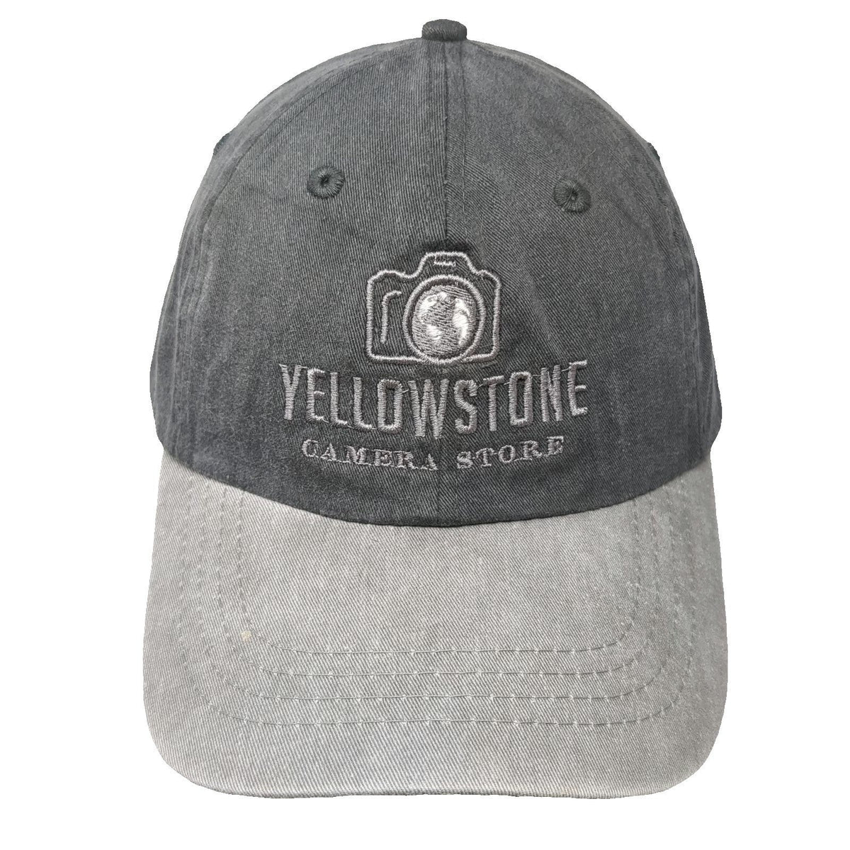 Port & Company Yellowstone Camera Store Gray One Size Baseball Cap Slideback Hat