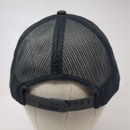 SRF Snapback Mesh Back Trucker Hat Black One Size Adjustable Richardson