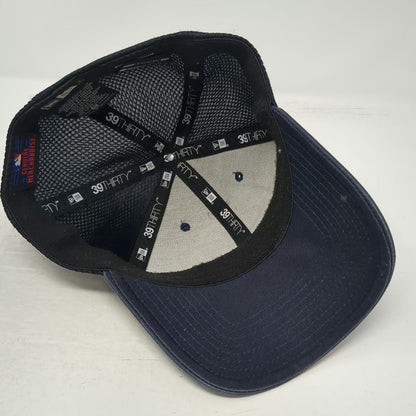 New Era Minnesota Twins MLB Blue Baseball Cap M 39THIRTY Mesh Stretch Fit Hat