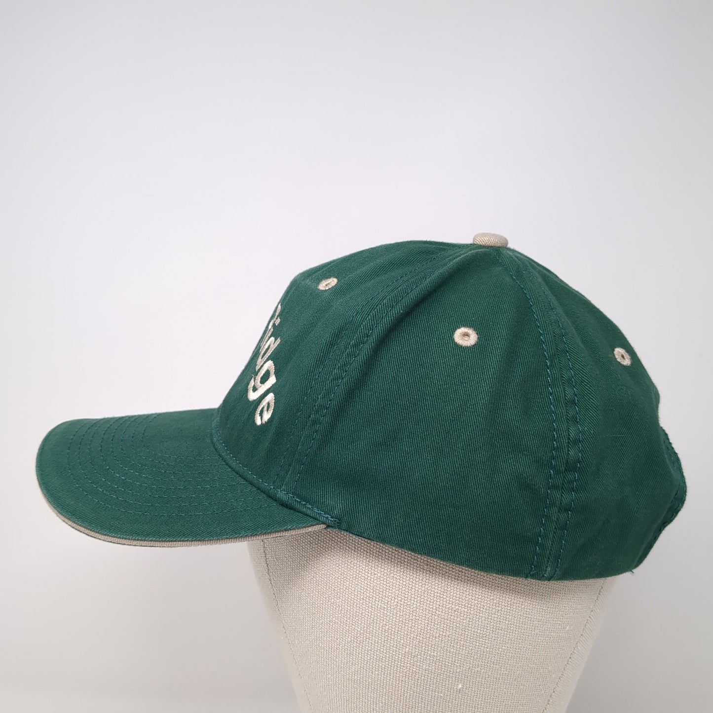 Tick Ridge Strapback Baseball Cap Green One Size Adjustable Advantage Series