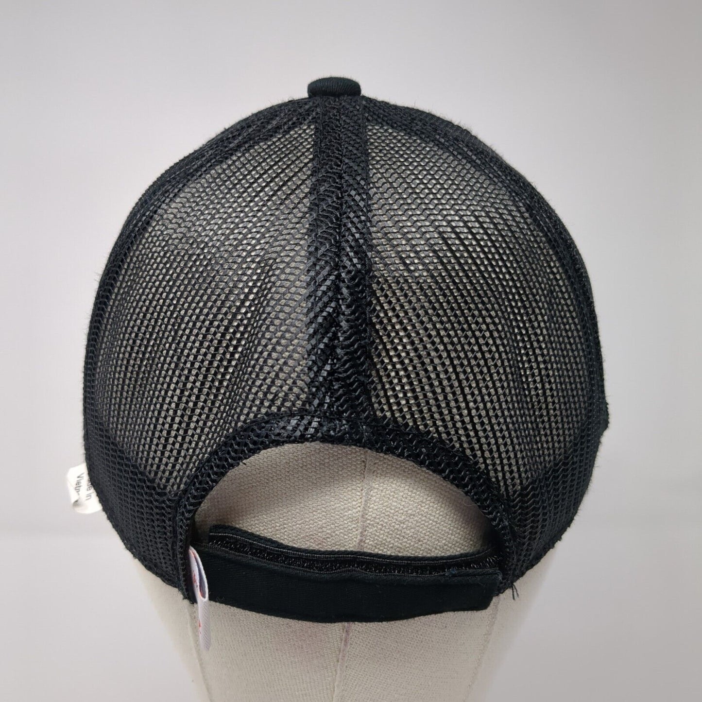 Reser's Fine Foods Strapback Trucker Hat Black One Size Adjustable Mesh Back