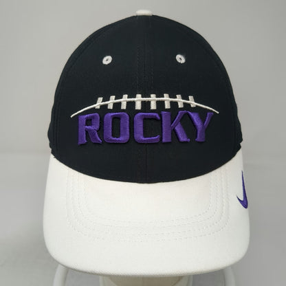 Nike Baseball Cap Black OSFM Rocky Grizzlies Football Purple White Dri-FIT Hat