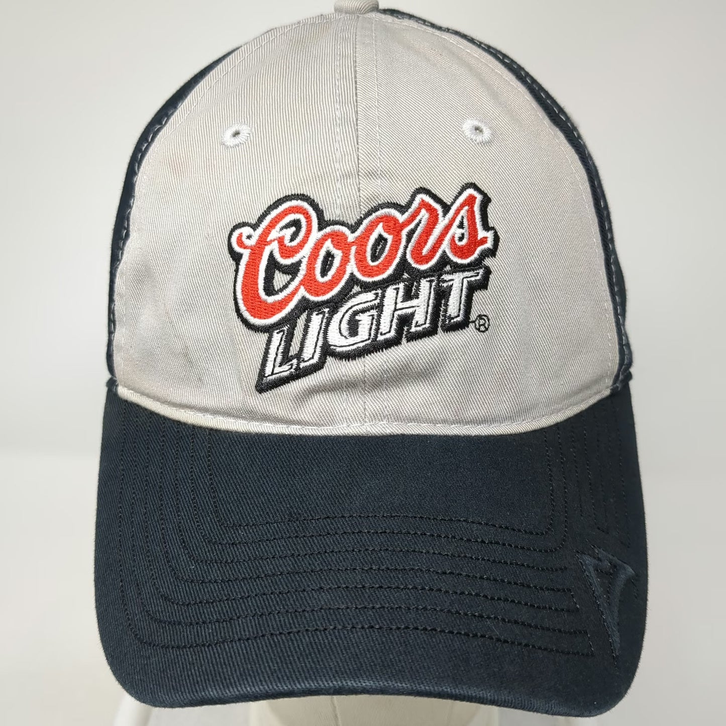 Bio-Domes Coors Light Baseball Cap Black Gray One Size Cotton Adjustable Hat