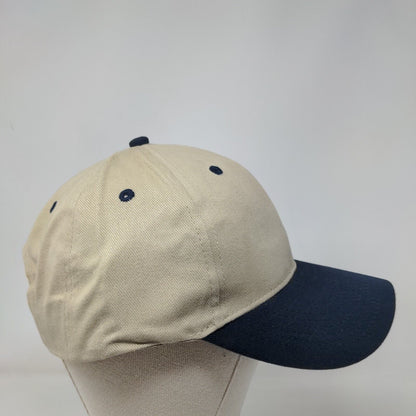 Otto Strapback Hat Tan OSFM Adjustable Vented Holes 6 Panel Blank Cotton