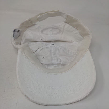 My Halo Slays Strapback Hat White One Size Adjustable 6 Panel Big X