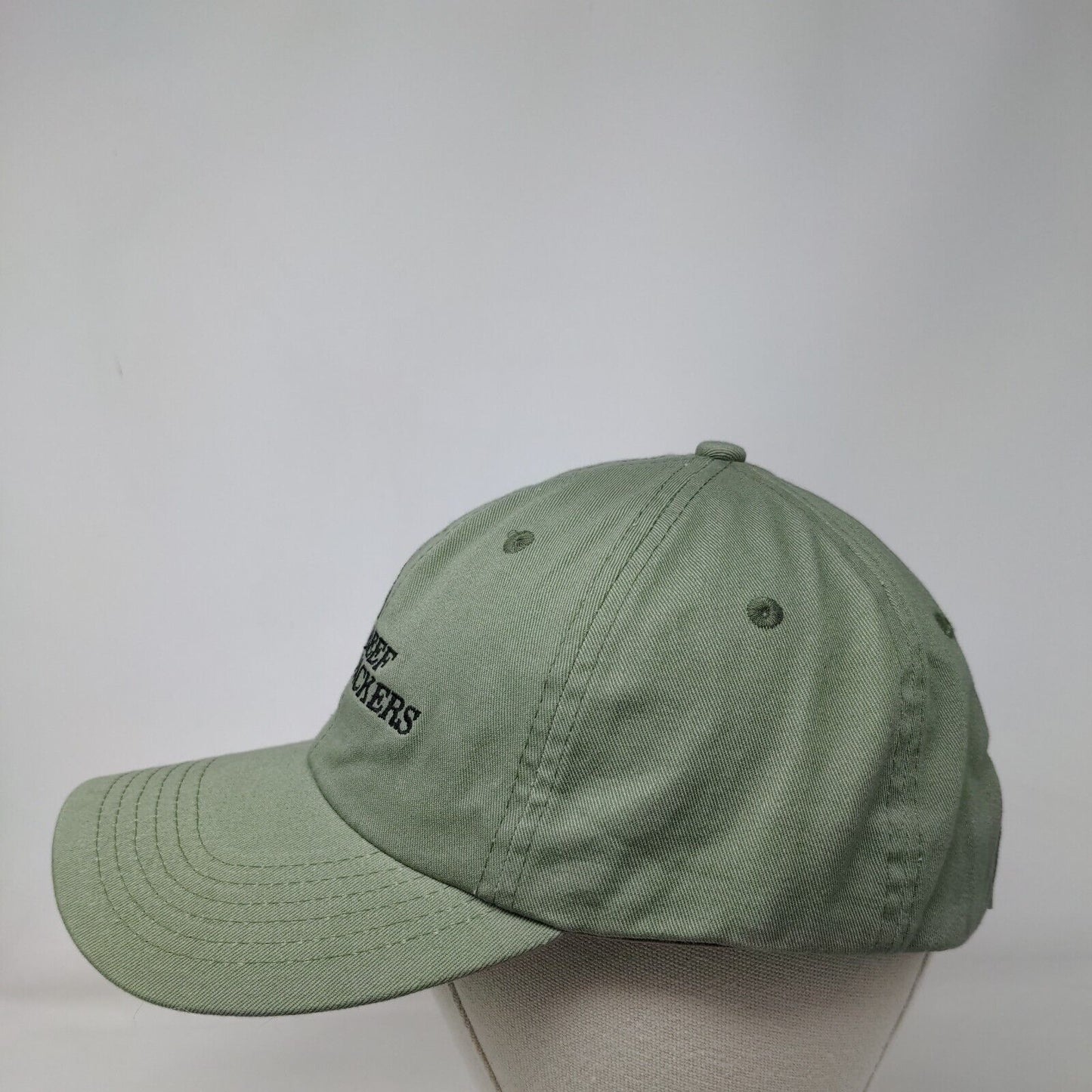 CS Beef Packers Slideback Hat Green OSFA Adjustable Embroidered 6 Panel Imperial
