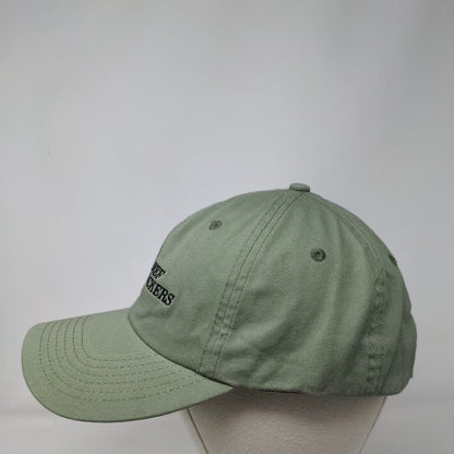 CS Beef Packers Slideback Hat Green OSFA Adjustable Embroidered 6 Panel Imperial