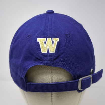 Adidas Washington Huskies NCAA Cap Blue Gold One Size Dawgs Logo Strapback Hat