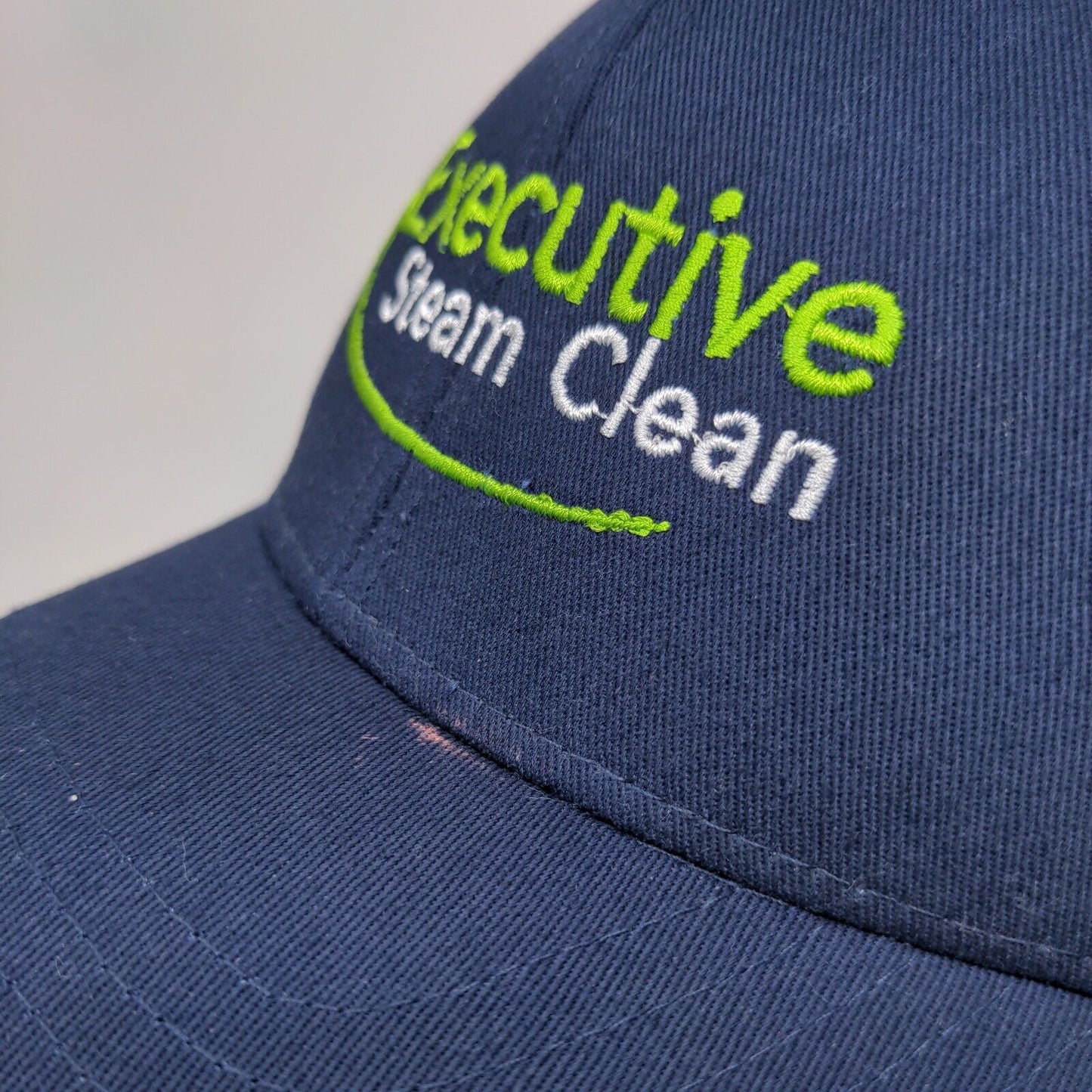 Executive Steam Clean Strapback Trucker Hat Blue One Size Mesh Back