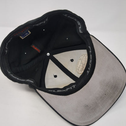 Wrench & Ratchet Fitted Hat Black L-XL Embroidered Stretch Flexfit