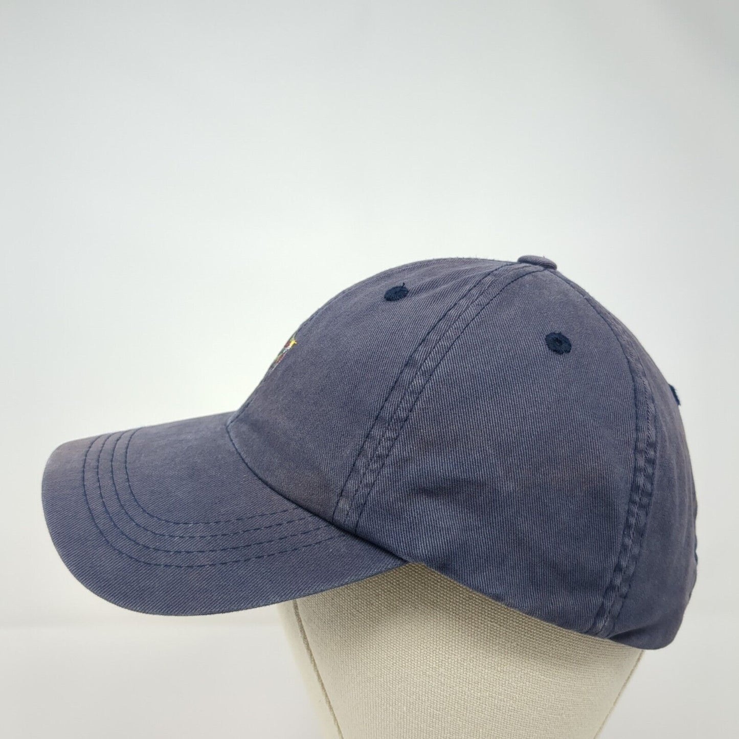 Charles F. Orvis Signature Collection Slideback Hat Blue OSFA Embroidered Fly