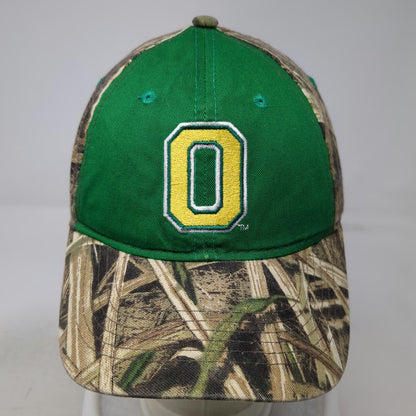 Oregon Ducks NCAA Signatures Cap Green Brown Camo One Size Slideback Logo Hat