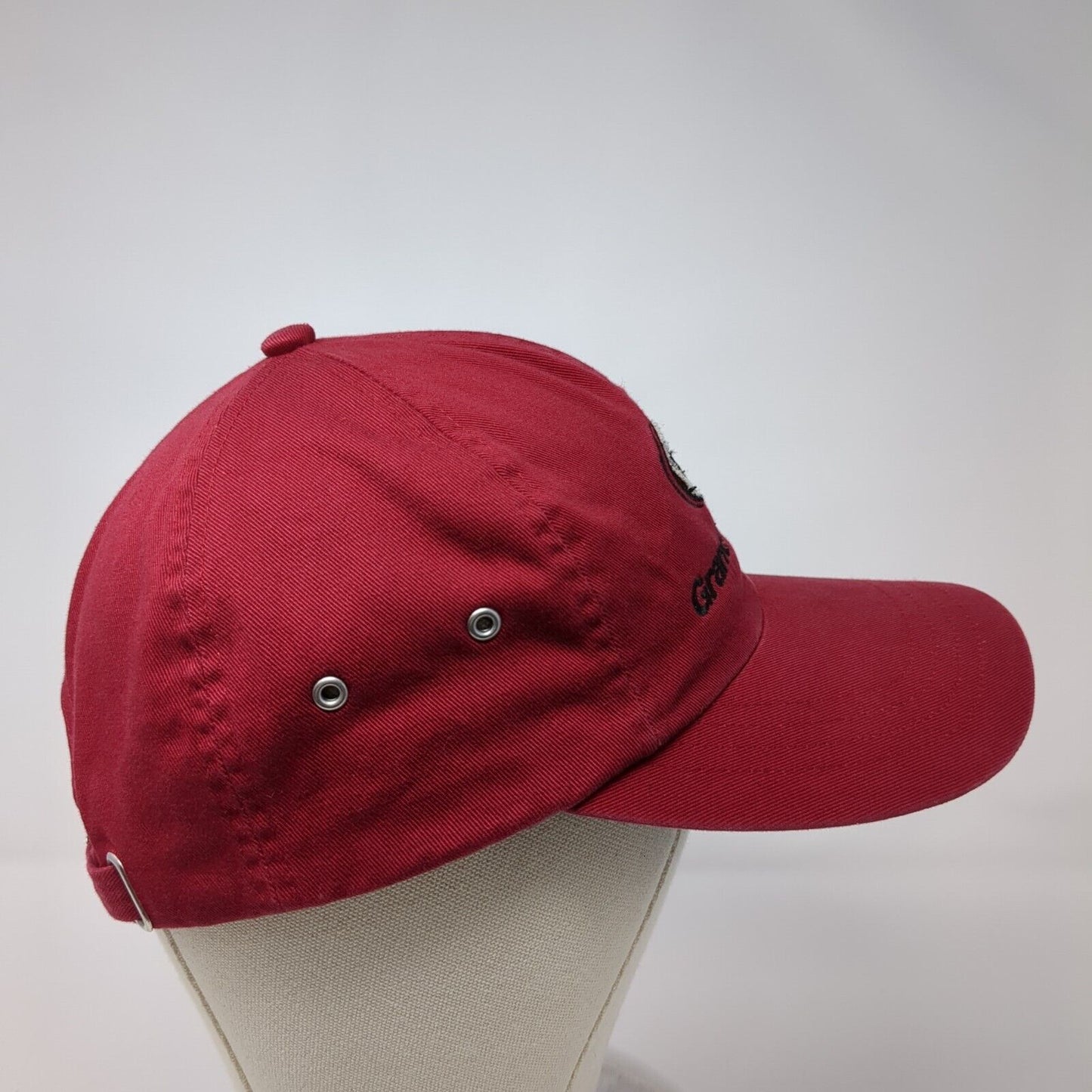 Grand Traghee Slideback Hat Red OS Adjustable Embroidered Alternative Headwear