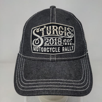 Sturgis Motorcycle Rally 2018 Slideback Trucker Hat Black OSFM Otto