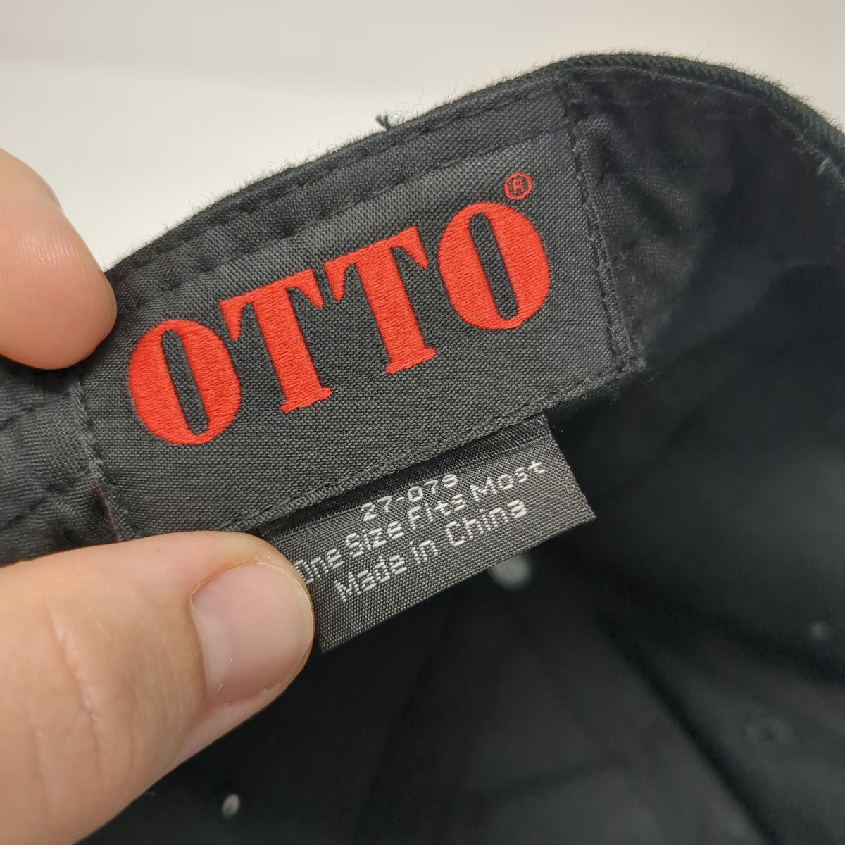 Otto Snapback Hat Black One Size FCF People's Championship 2021 Embroidered