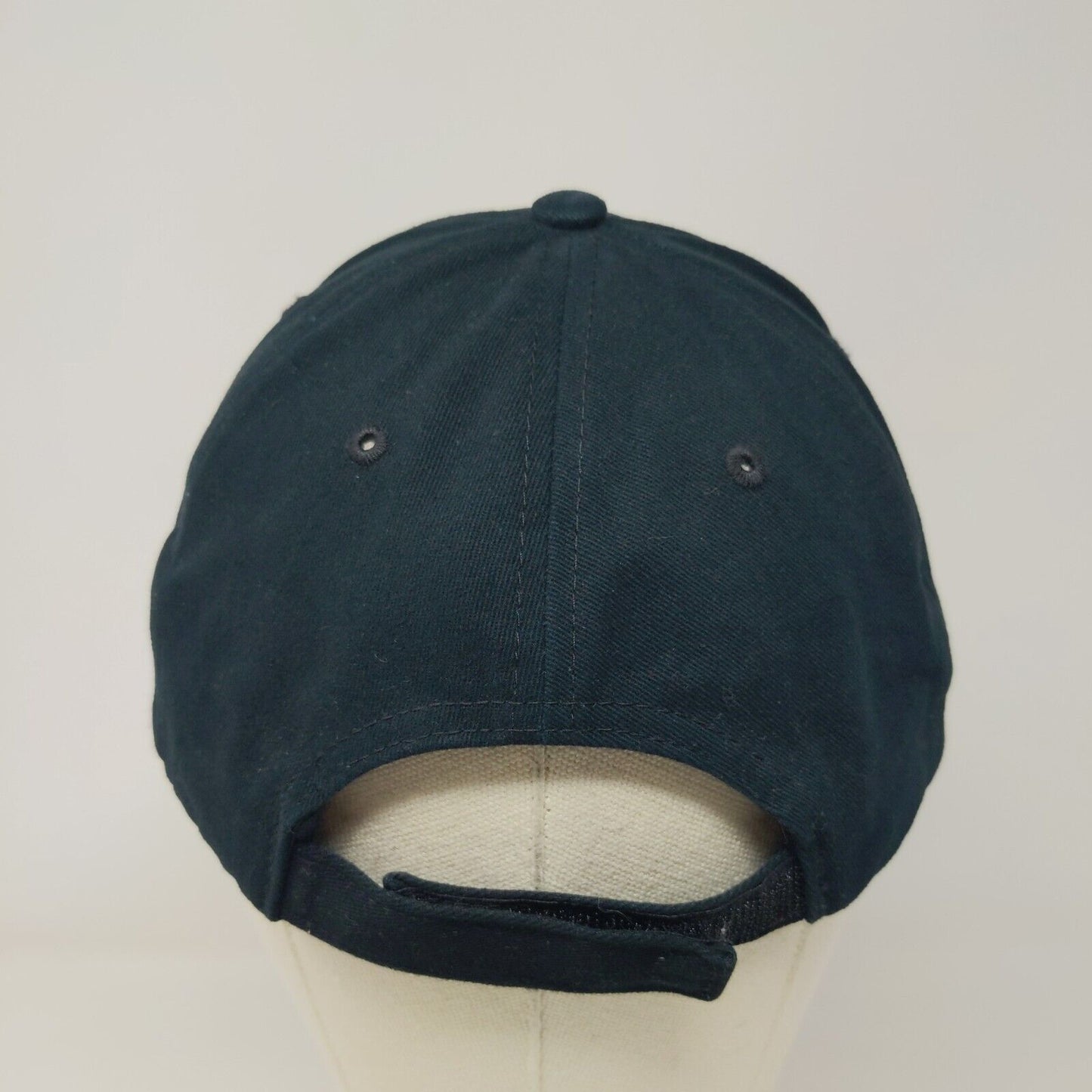 Rothco Strapback Hat Black OSFA Adjustable Solid Vent Holes Blank