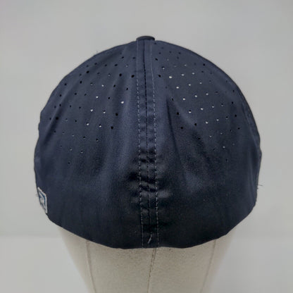 Letter M Fitted Hat Blue L/XL OTS Lite Embroidered Breathable 6 Panel Richardson
