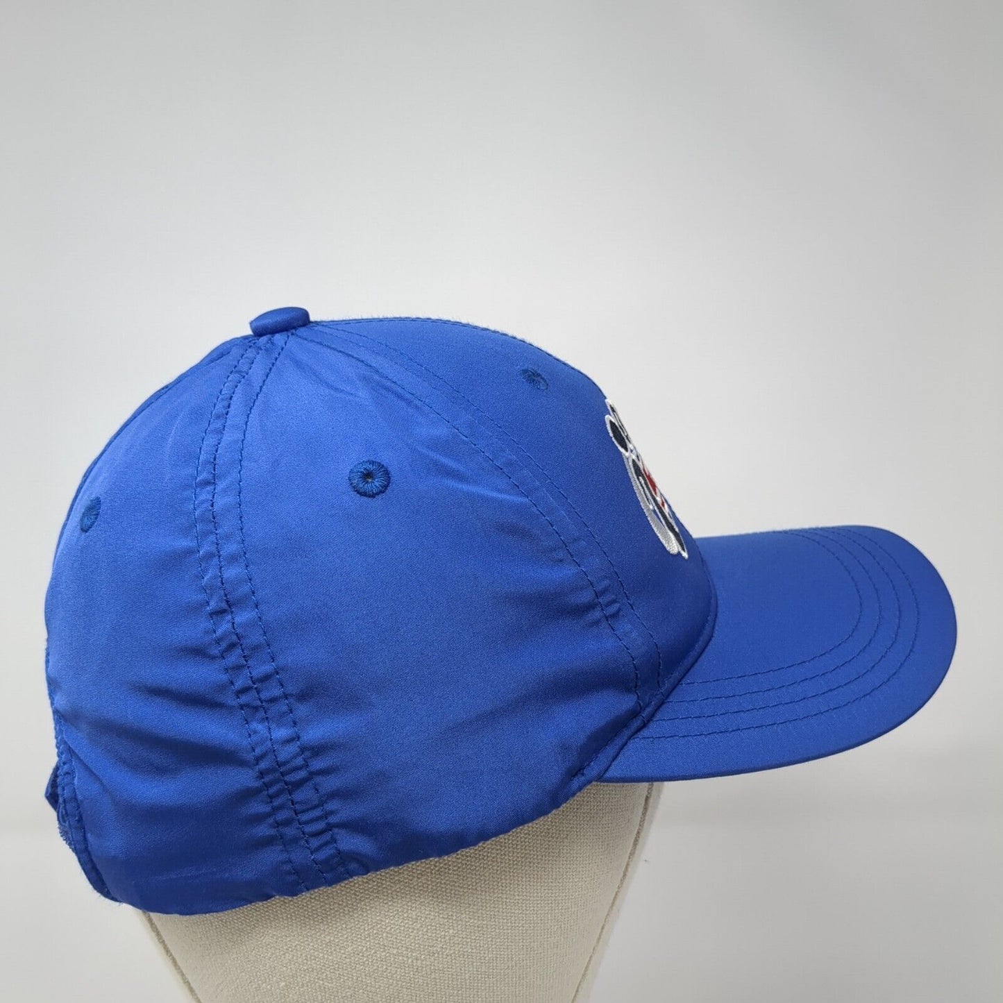 i9 Sports Strapback Hat Blue One Size Adjustable Embroidered Outdoor