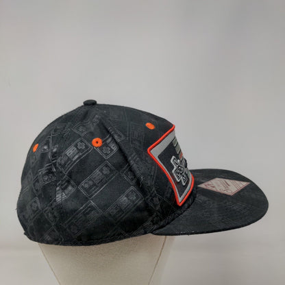 Nintendo NES Controller Snapback Hat Black OSFM Adjustable Embroidered 6 Panel