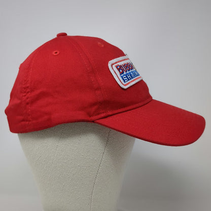 Bubba Gump Snapback Red One Size Hat Shrimp Restaurant Logo Cotton Patch 6 Panel