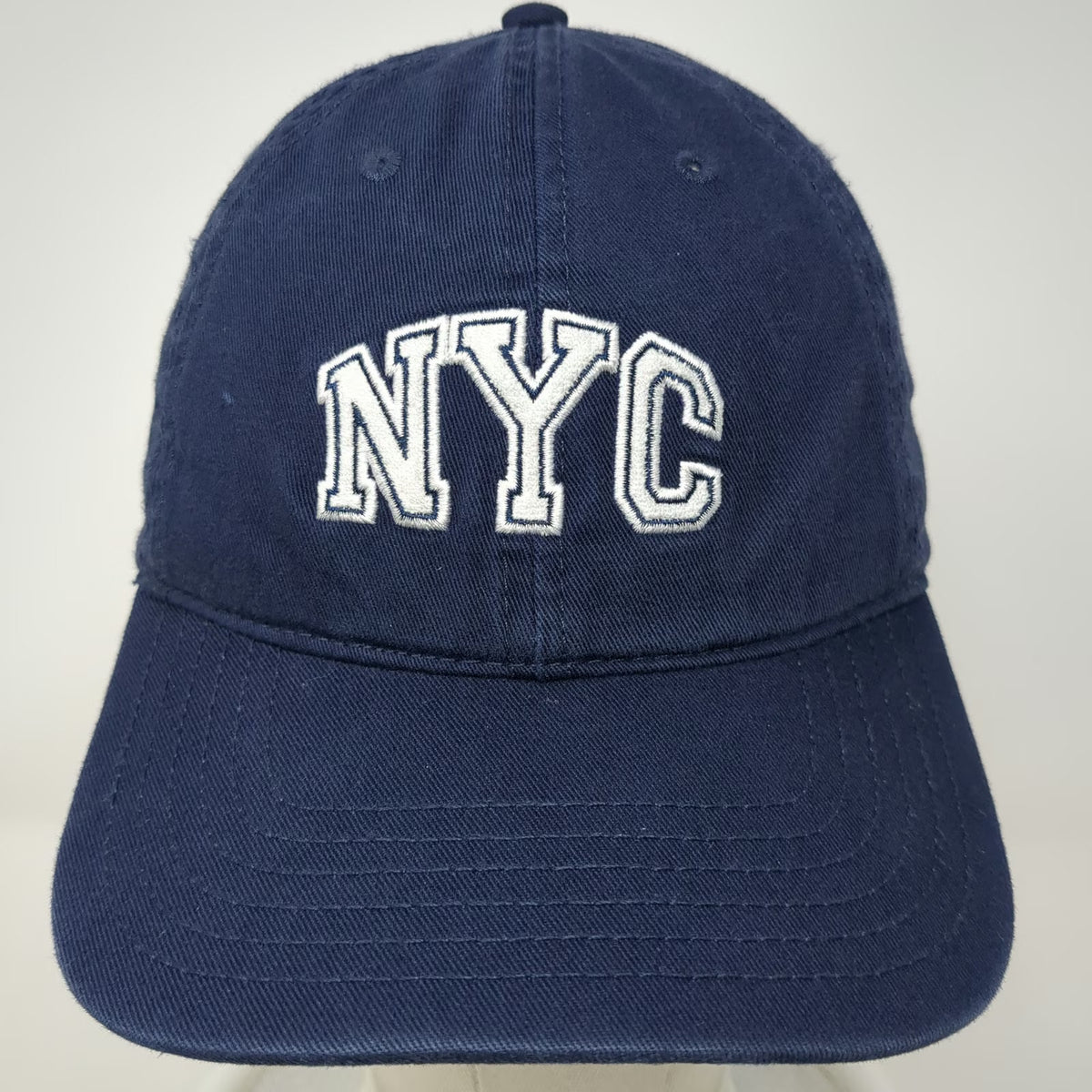 Art Class Baseball Cap Blue One Size NYC Embroidered Slideback Cotton Hat OSFM