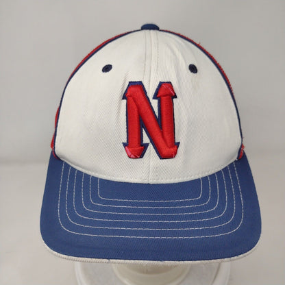 Letter N Fitted Trucker Hat Multi Youth 6 3/8-6 7/8 Mesh Back Colorblock