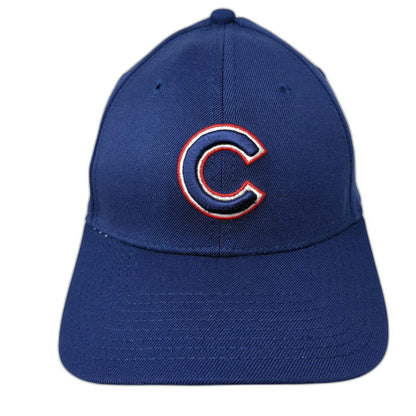 Chicago Cubs MLB New Era Baseball Cap Hat Blue M 39THIRTY Stretch Fit Curved