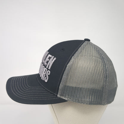 Fallen Outdoors Snapback Trucker Hat Black One Size Mesh Back Richardson