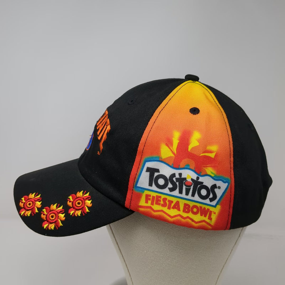 Boise State Broncos NCAA Black Hat One Size Tostitos Fiesta Bowl Embroidered