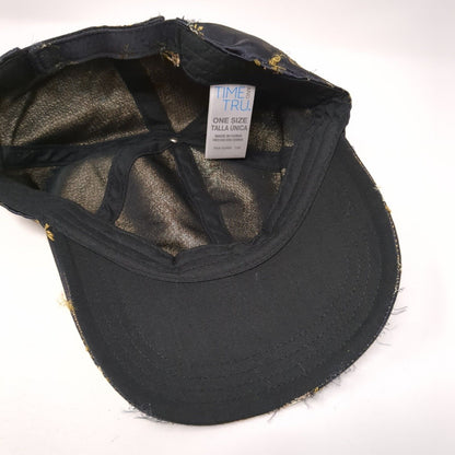 Time And Tru Strapback Hat Multicolor OS Adjustable Embroidered Floral 6 Panel