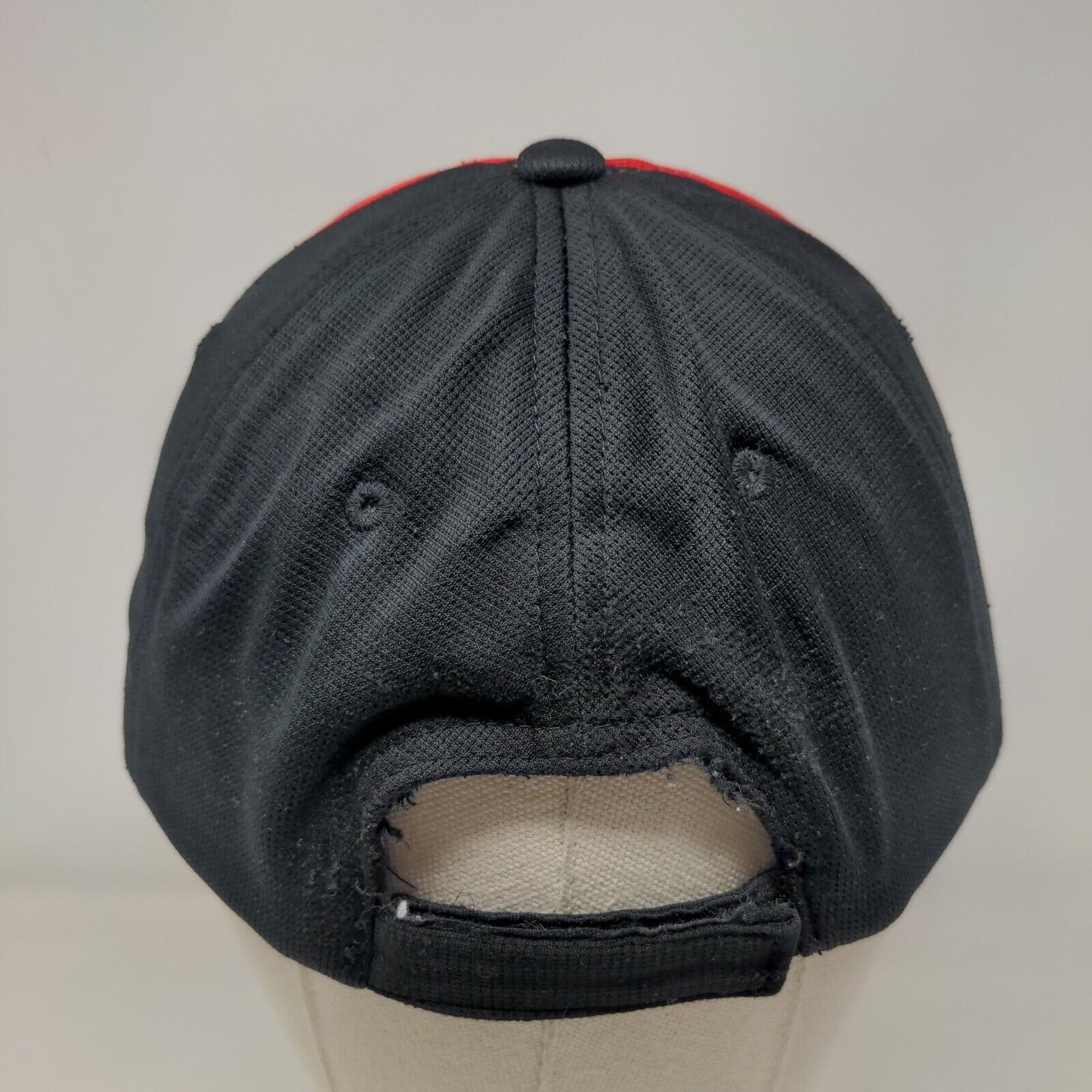Papa John's Pizza Strapback Hat Black One Size Embroidered Adjustable