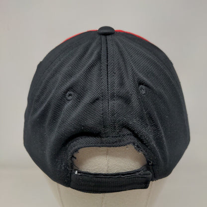 Papa John's Pizza Strapback Hat Black One Size Embroidered Adjustable