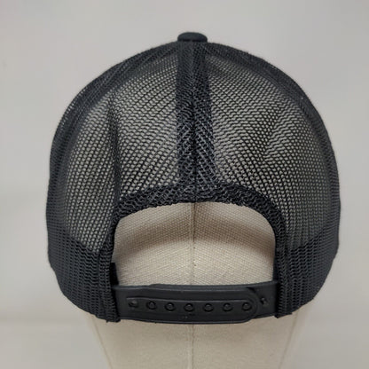 Caleb Kennedy Snapback Trucker Hat Black One Size Adjustable Mesh Back Yupoong