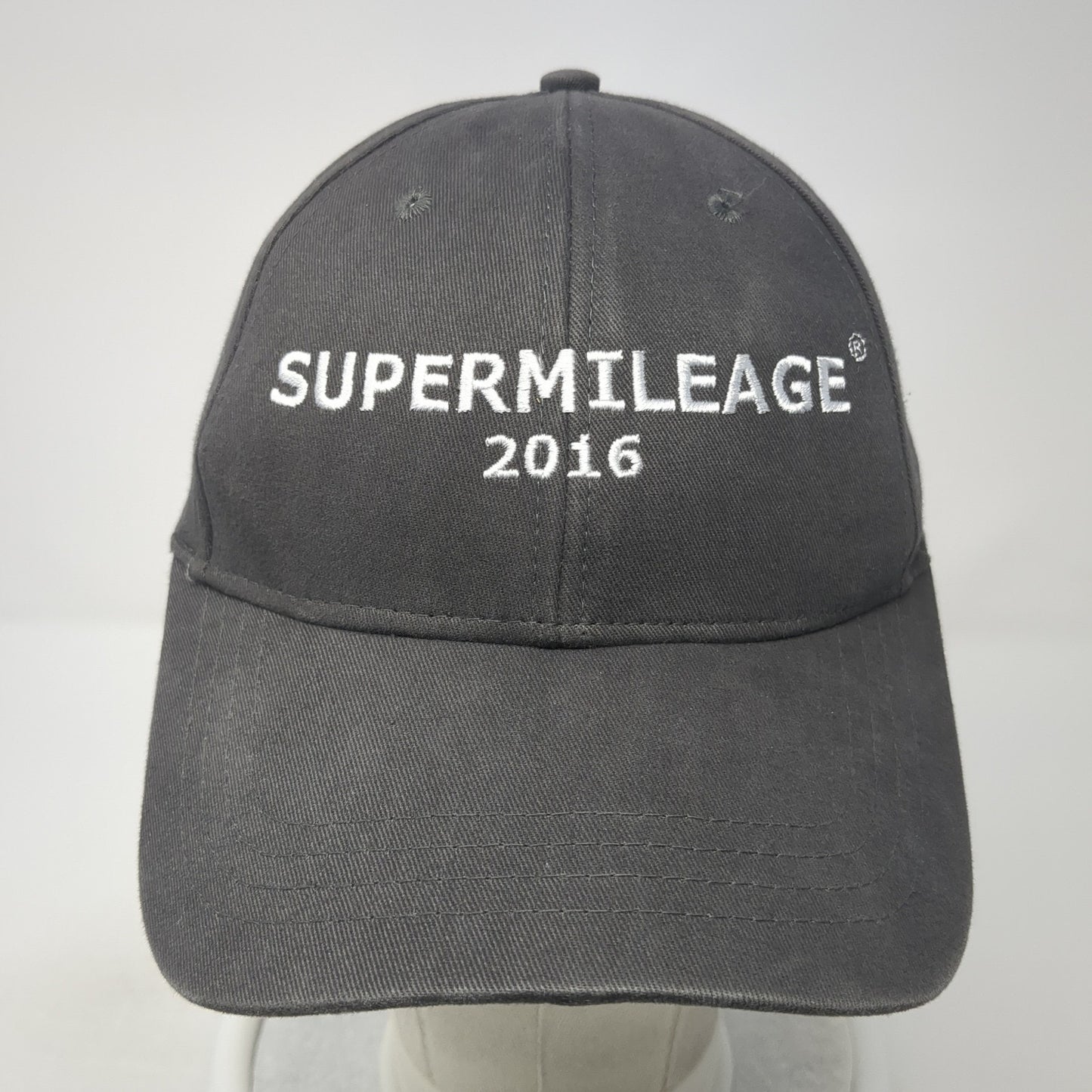 Supermileage 2016 Strapback Hat Gray One Size Embroidered Cap America