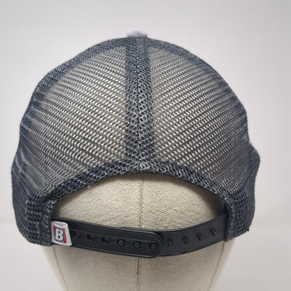 TasoTime Snapback Trucker Hat Gray One Size Adjustable Embroidered Mesh Back