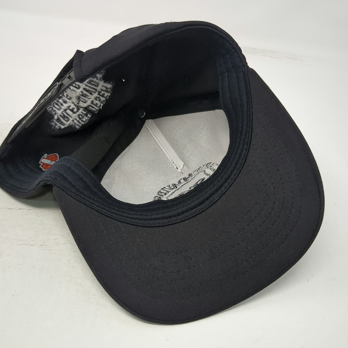 Harley-Davidson 5 Panel Black One Size Willie G Skull Boise Idaho Snapback Hat