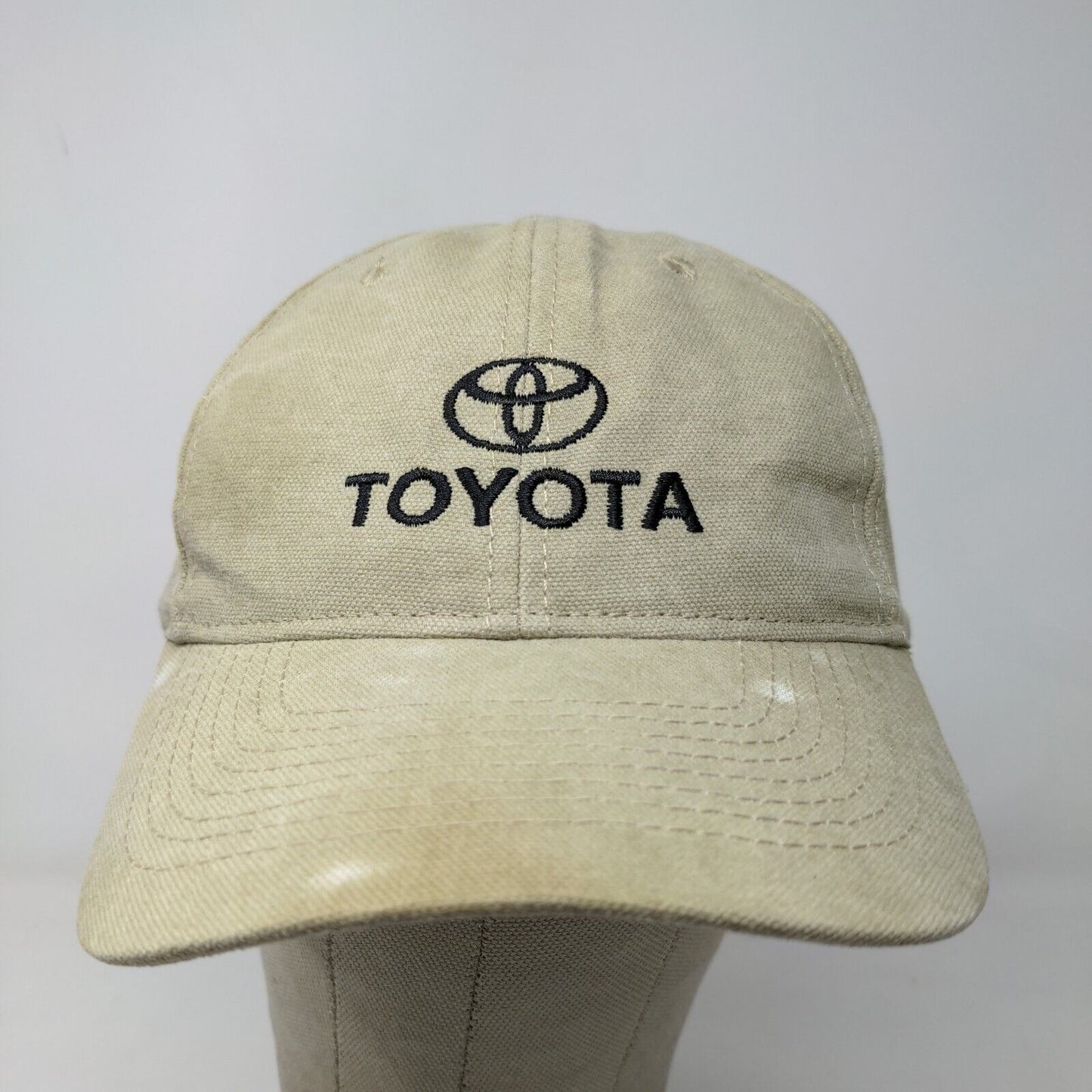 Toyota Men's Slideback Hat Tan Adjustable Indiana State Fair Embroidered Logo