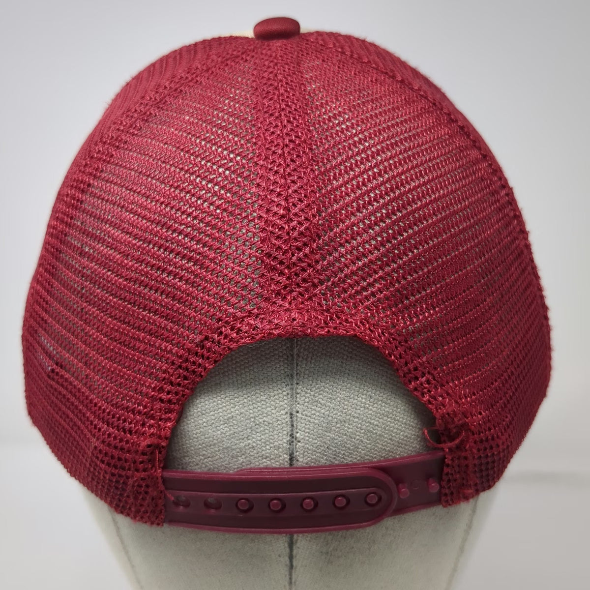 Pacific Headwear Trucker Hat Red OSFM Gowen Thunder Airshow Snapback Mesh Hat