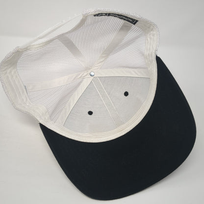 Idaho Equine Hospital Snapback Trucker Hat Black One Size Mesh Back