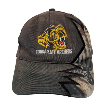 Cougar MI Archers Slideback Hat Multi OSFA Embroidered Camo Trim