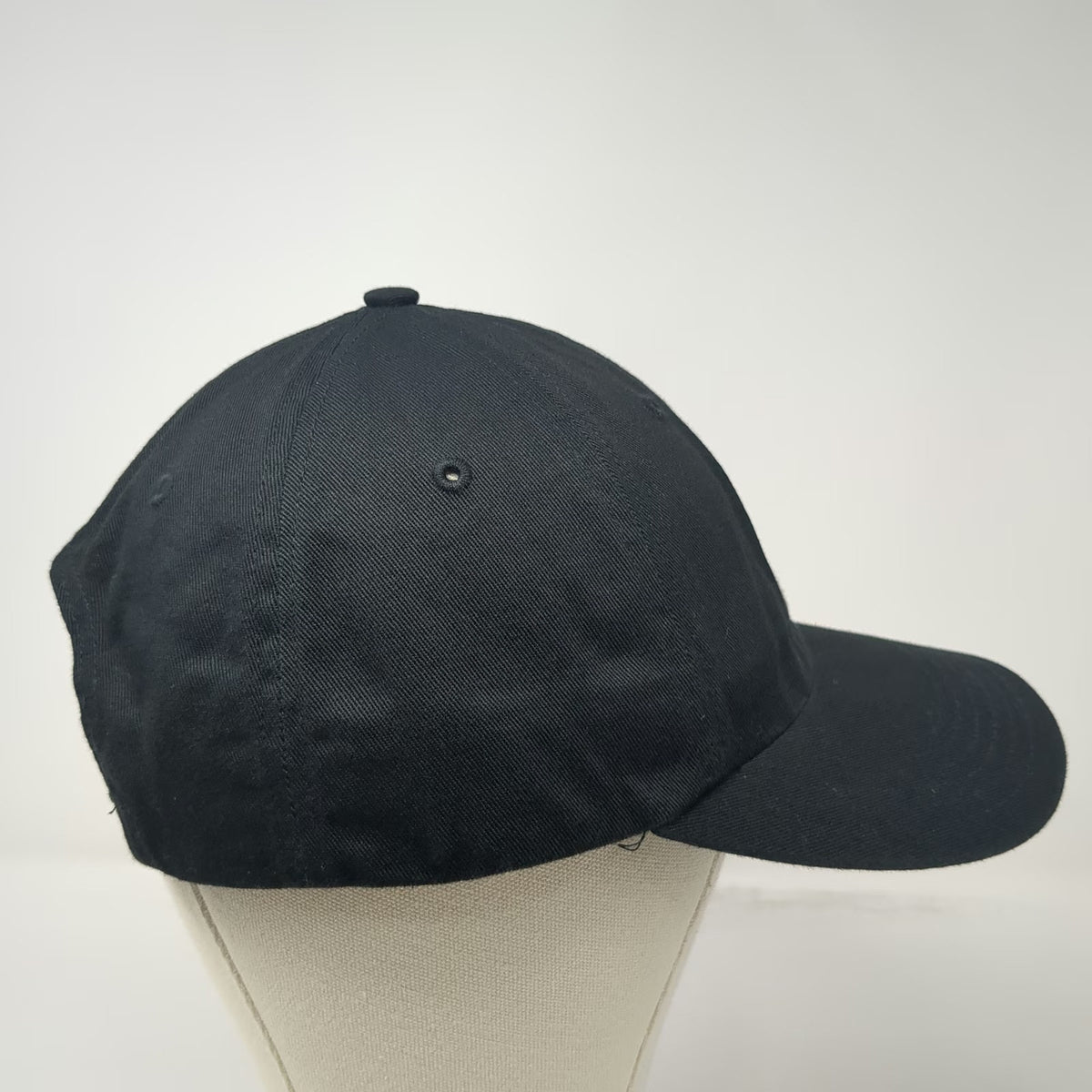 Richardson Snapback Black One Size Valley Wide Cooperative Hat Cotton Adjustable