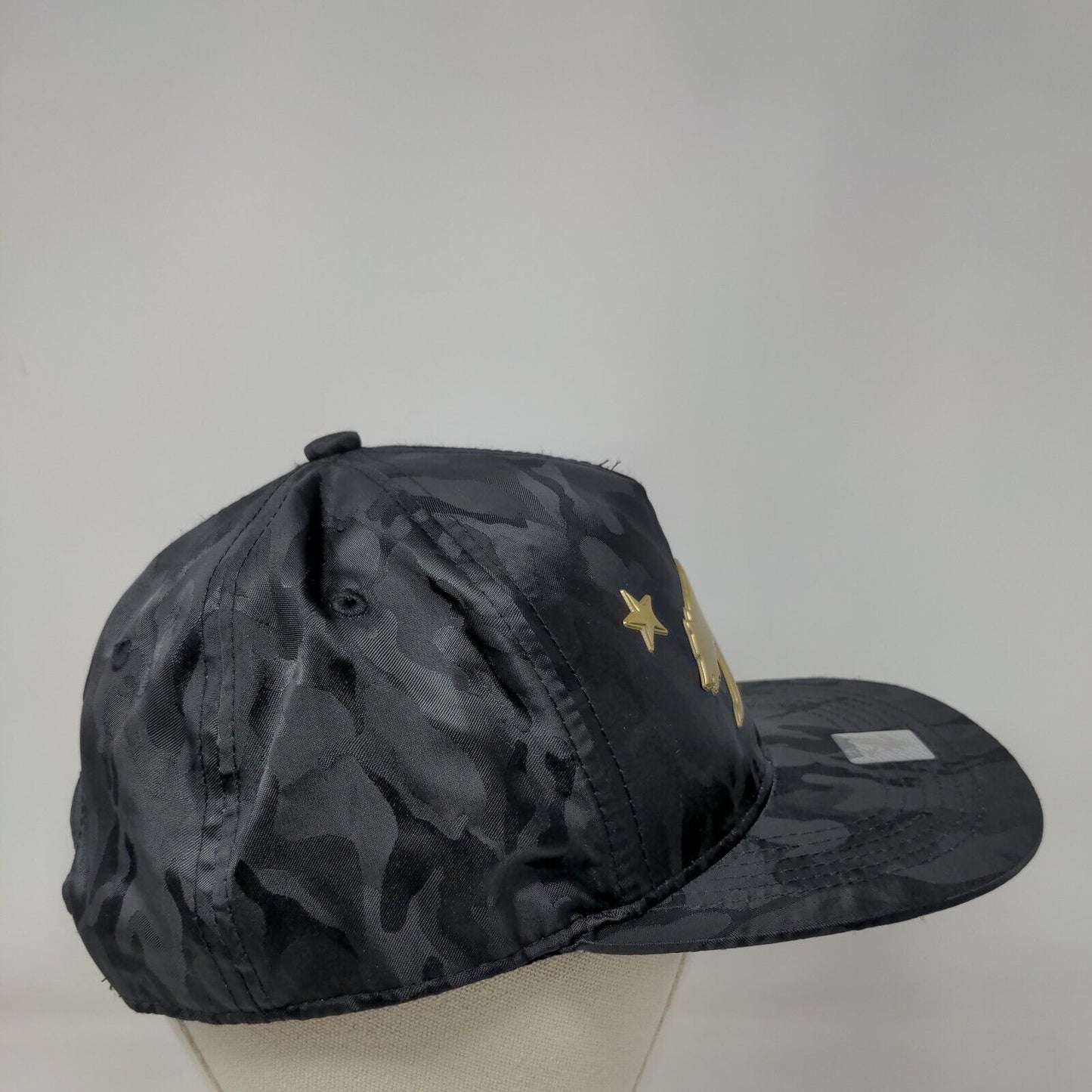 California Golden Bears Snapback Hat Black Camouflage One Size Ace Cap Inc.