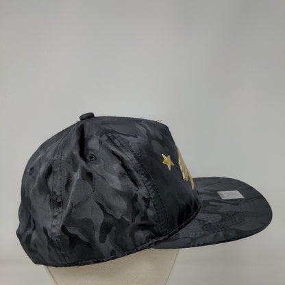 California Golden Bears Snapback Hat Black Camouflage One Size Ace Cap Inc.